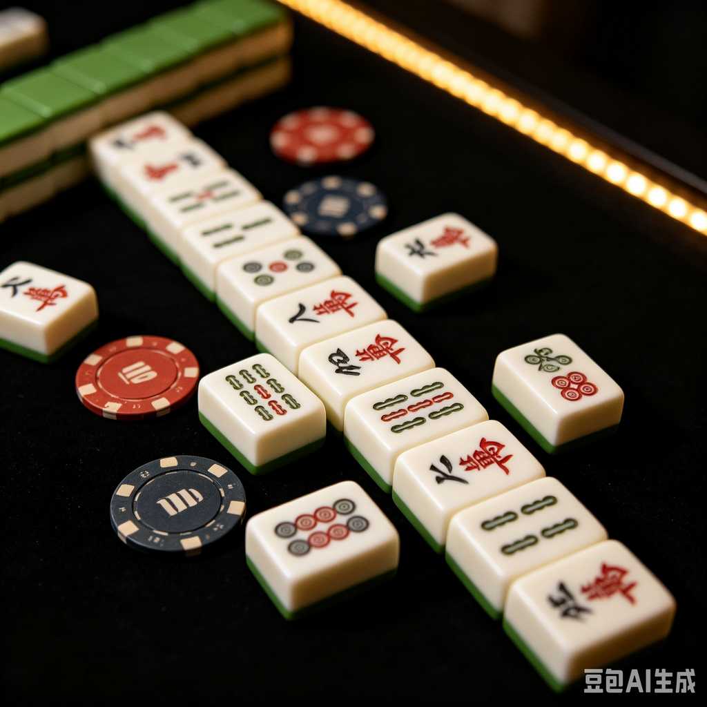 vintage style mahjong set